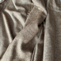 Двойно вълнено одеяло с размер 190х220, кафяв цвят